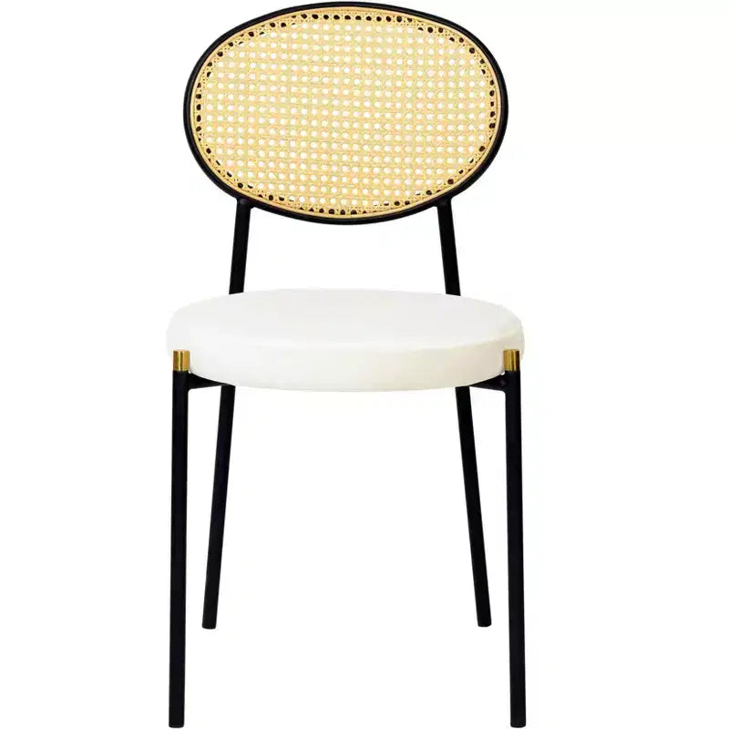 Juego de Comedor - Mesa de Comedor Redonda de 36" con Tablero de MDF Negro y Base Dorada, 4 Sillas de Comedor de Terciopelo con Patas de Acero Negro