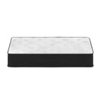 Colchón Híbrido de 12 Pulgadas, Espuma de Alta Densidad Refrescante y Colchón de Muelles Ensacados en Caja, Espuma CertiPur-US, Blanco/Negro