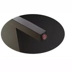 Mesa consola de madera de 2 puertas/Armario auxiliar de almacenamiento, Negro