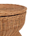 Mesa auxiliar de ratán