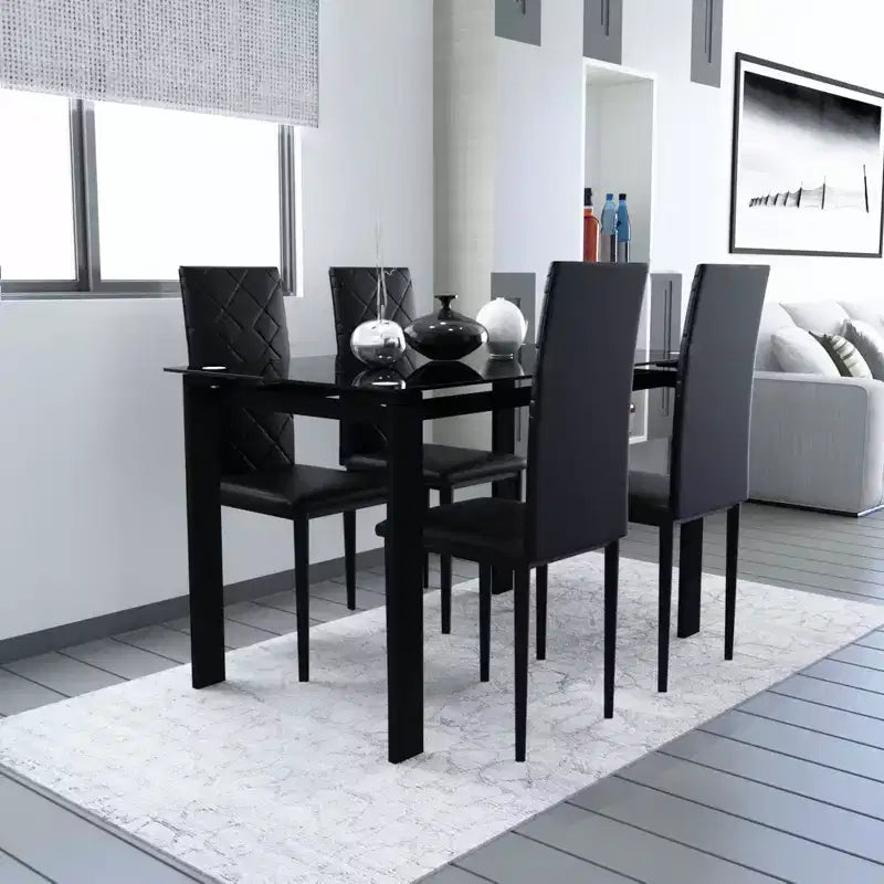 Mesa de bar de 3 piezas redonda de 36 pulgadas con acabado espresso y 2 sillas de pub tapizadas en tela color canela con tachuelas