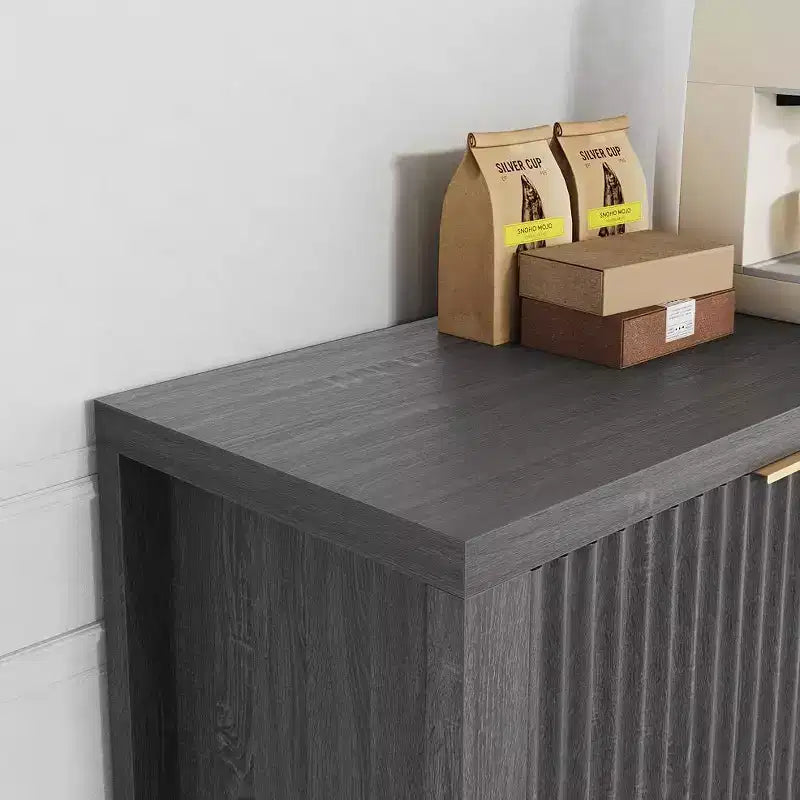 Mueble para TV de 59 pulgadas para televisores de hasta 65 pulgadas, centro de entretenimiento para TV moderno de mediados de siglo con gabinetes de almacenamiento y estantes abiertos, gabinete de TV de madera para el hogar