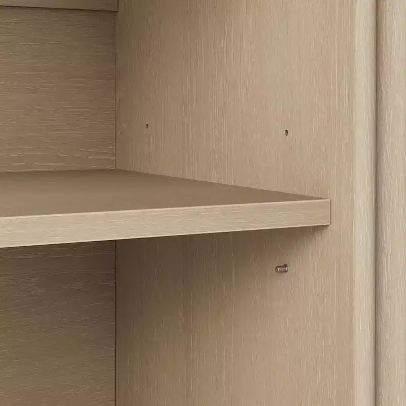 Mueble para TV de 59 pulgadas para televisores de hasta 65 pulgadas, centro de entretenimiento para TV moderno de mediados de siglo con gabinetes de almacenamiento y estantes abiertos, gabinete de TV de madera para el hogar