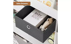 Estantería para niños de 4 niveles, organizador de almacenamiento de juguetes de madera, estantería para niños con 10 cubículos y 2 cajones, estantería para niños, armario de almacenamiento para niños