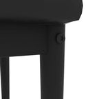 Juego de 4 sillas de comedor de cuero PU con forma de diamante y tapizado de cuero suave