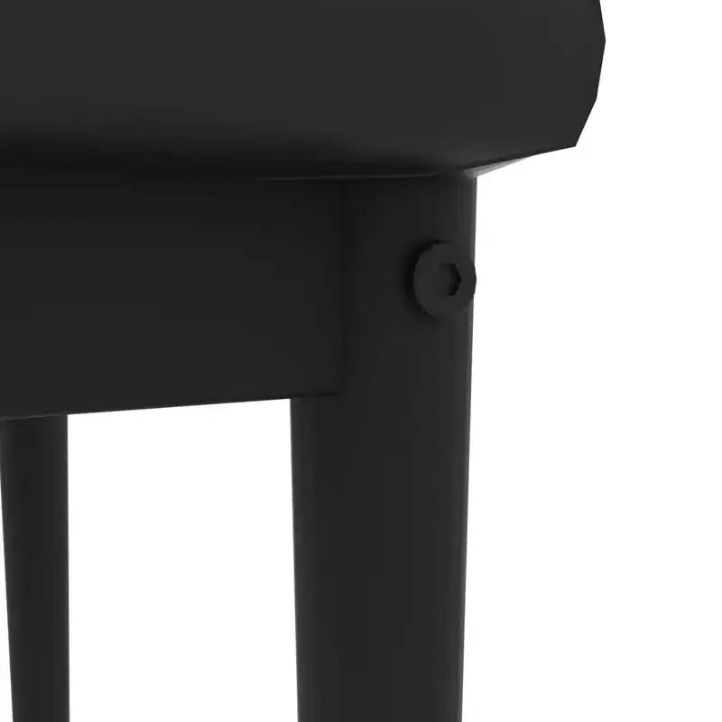 Juego de 4 sillas de comedor de cuero PU con forma de diamante y tapizado de cuero suave