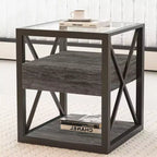 Juego de mesa de comedor industrial de 3 piezas para 2 personas, mesa y sillas de cocina, juegos de comedor para espacios pequeños