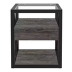 Juego de mesa de comedor industrial de 3 piezas para 2 personas, mesa y sillas de cocina, juegos de comedor para espacios pequeños