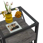 Juego de mesa de comedor industrial de 3 piezas para 2 personas, mesa y sillas de cocina, juegos de comedor para espacios pequeños