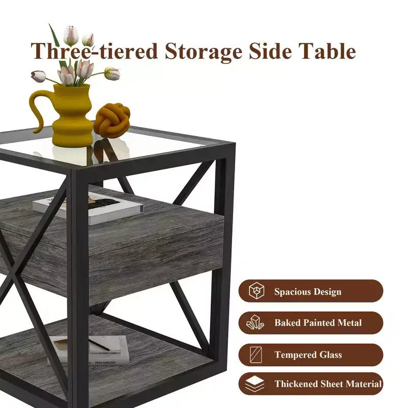 Juego de mesa de comedor industrial de 3 piezas para 2 personas, mesa y sillas de cocina, juegos de comedor para espacios pequeños