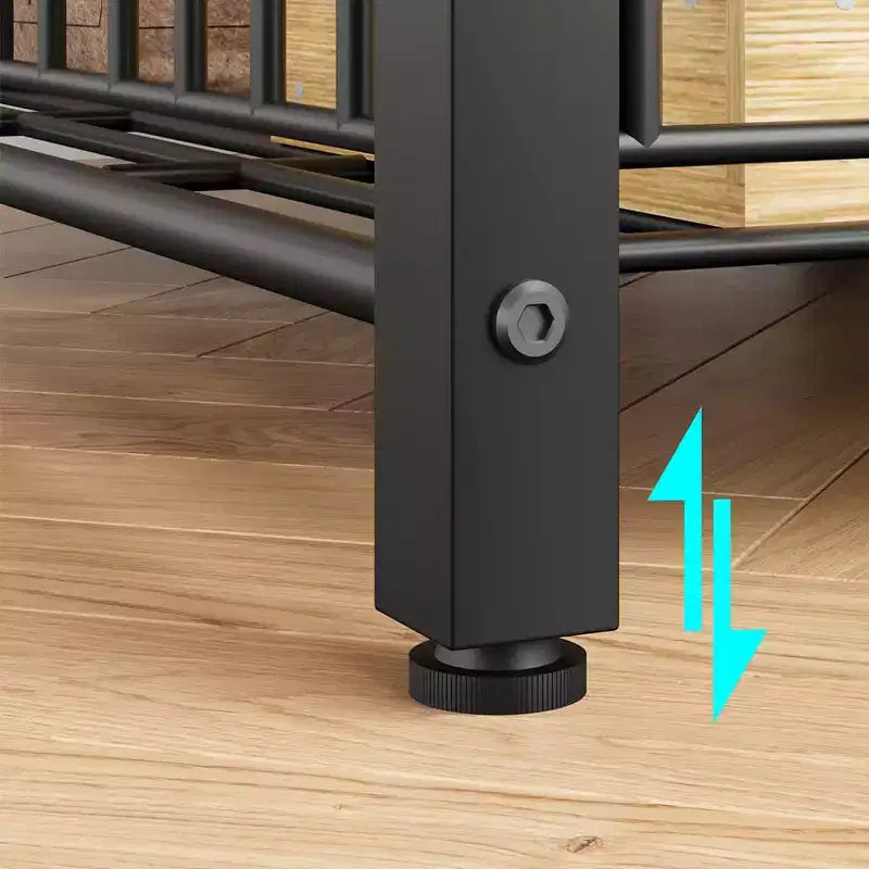 Estante de cocina para panadero, soporte para horno microondas con cesta de alambre grande, estación de barra de café industrial, estantería de almacenamiento de cocina de 4 niveles
