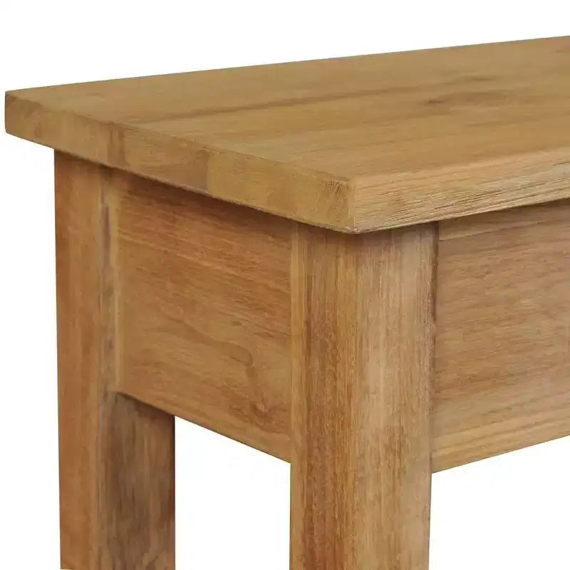 Mesa Consola Madera Natural Teca Maciza