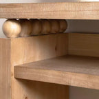 Mesa consola de madera estilo casa de campo moderna de 59 pulgadas