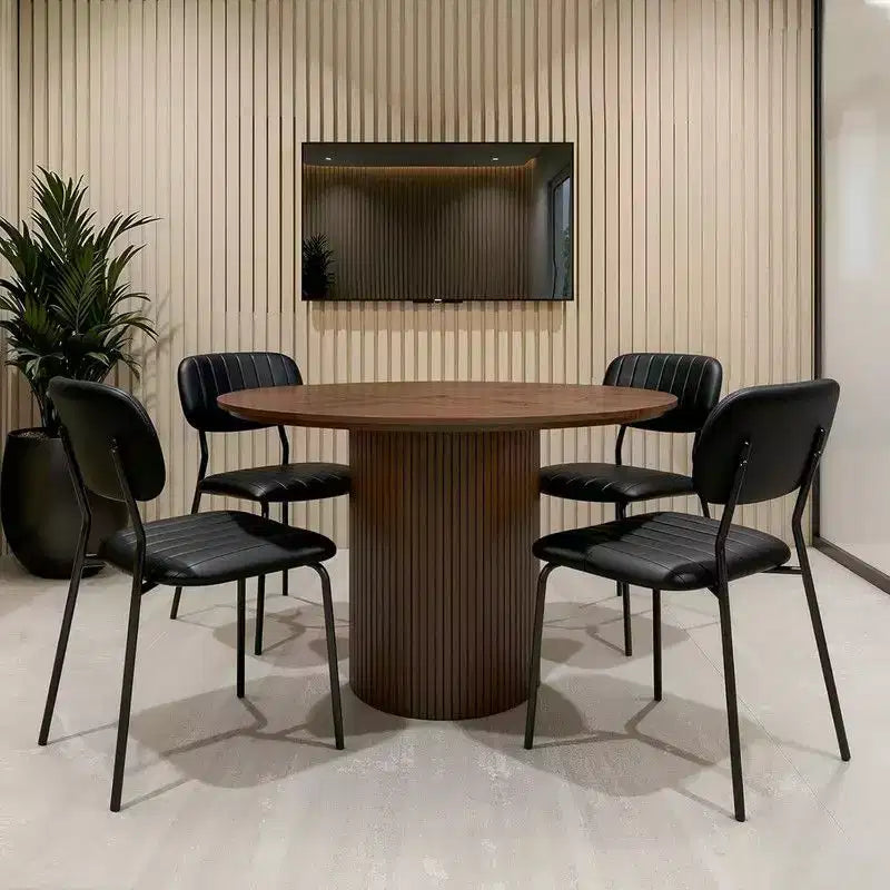 Silla apilable tapizada