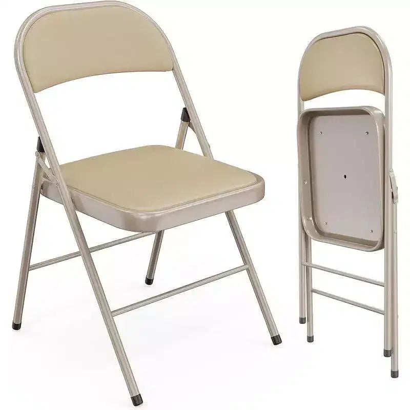 Sillas plegables con asientos acolchados