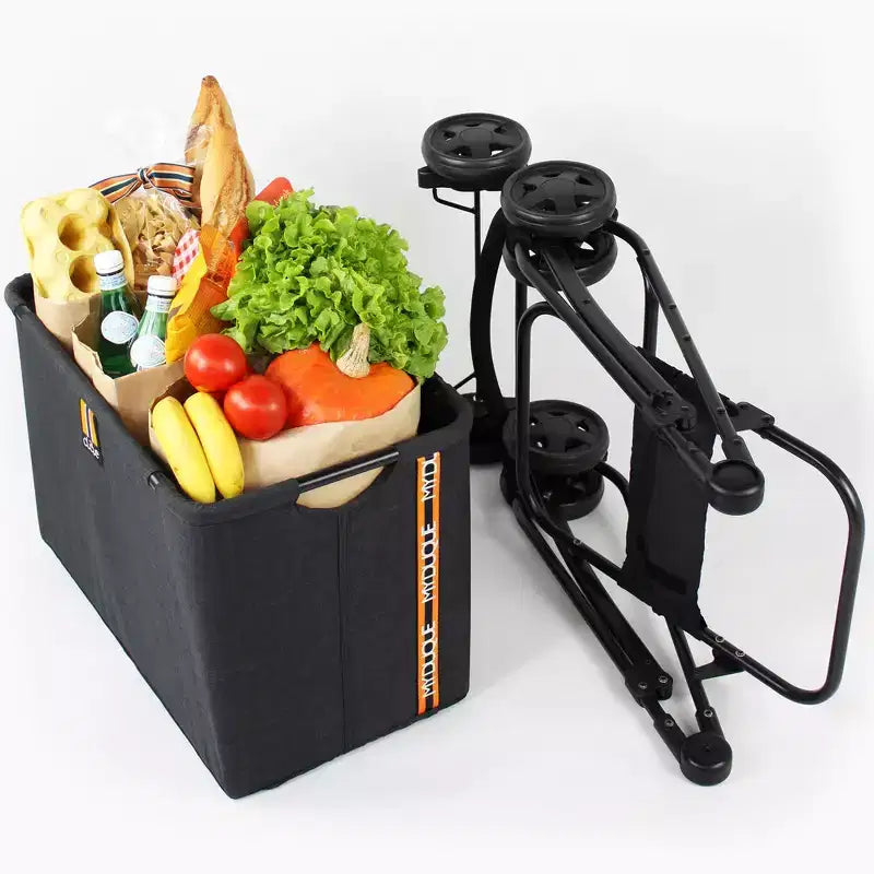 Carrito de compras - Melange Black - Carro utilitario con ruedas