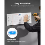 Estantería de garaje de pared de 2 niveles, unidad de estantería de pared de acero de 1.64 x 4 pies, 19.68 x 48 pulgadas por estante, capacidad de peso total de 560 libras, negra