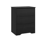 Cómoda alta de madera con 3 cajones, cómoda moderna, almacenamiento profundo, armario grande con tapa ancha para dormitorio, sala de estar, pasillo, habitación de niños