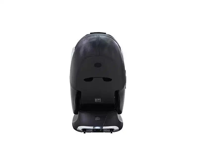 Sillón reclinable auxiliar de piel sintética negra