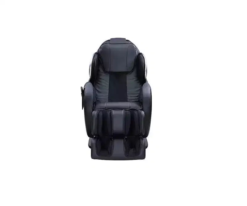 Sillón reclinable auxiliar de piel sintética negra