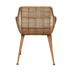Sillón de ratán natural: Estructura de hierro forjado, no requiere montaje, limpiar con paño seco, uso para adultos