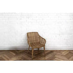 Sillón de ratán natural: Estructura de hierro forjado, no requiere montaje, limpiar con paño seco, uso para adultos