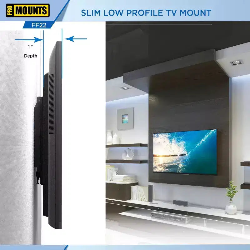Soporte de pared para TV de pantalla plana