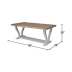 Mesa de centro de madera maciza