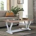 Mesa de centro de madera maciza