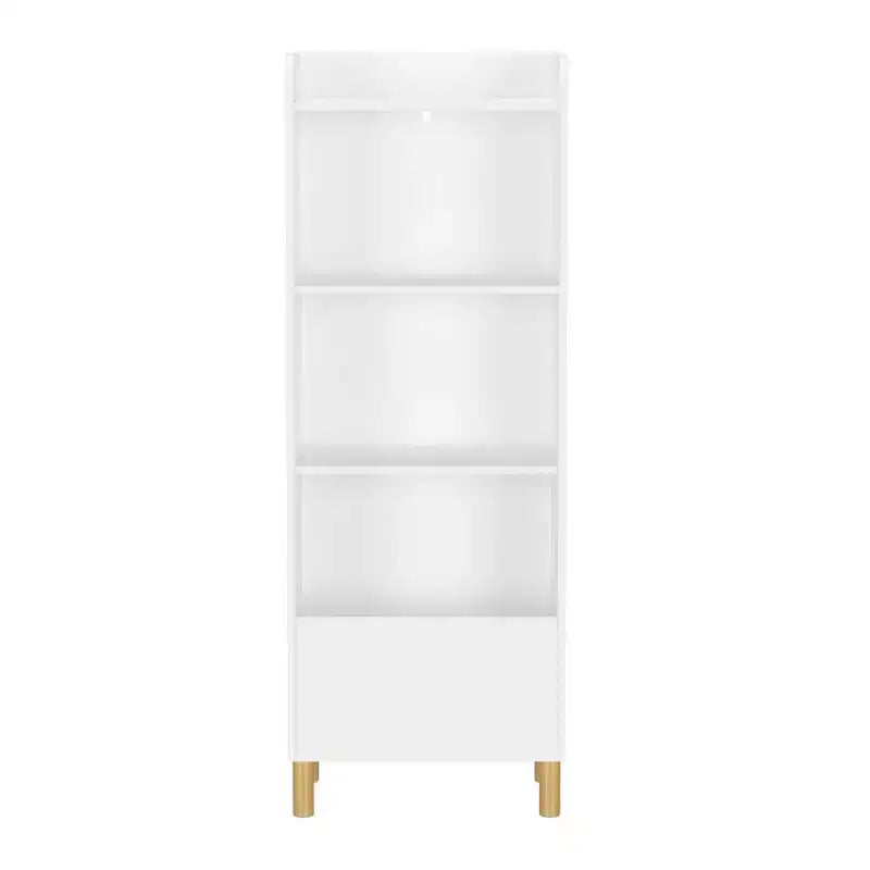Estantería para niños, estantería de 4 niveles para niños, organizador de almacenamiento de juguetes para niños, estantes para libros para habitación de niños, sala de juegos, guardería