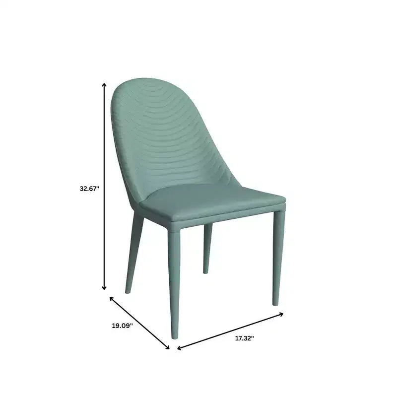 Sillas de comedor con asientos de cuero tapizados y patas de metal, para cocina moderna, cafetería, asientos de restaurante
