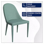 Sillas de comedor con asientos de cuero tapizados y patas de metal, para cocina moderna, cafetería, asientos de restaurante