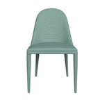 Sillas de comedor con asientos de cuero tapizados y patas de metal, para cocina moderna, cafetería, asientos de restaurante