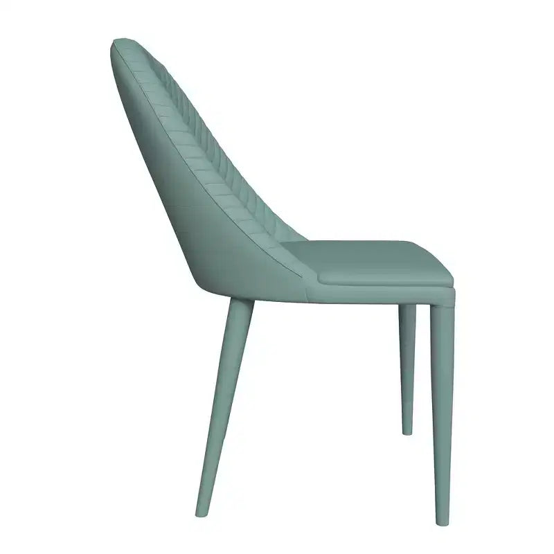 Sillas de comedor con asientos de cuero tapizados y patas de metal, para cocina moderna, cafetería, asientos de restaurante