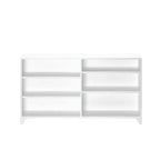 Estantería clásica de 6 estantes, estantería de madera maciza para dormitorio/sala de juegos infantiles