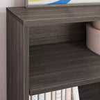 Estantería clásica de 6 estantes, estantería de madera maciza para dormitorio/sala de juegos infantiles