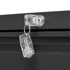 Archivador lateral de 3 cajones, archivador metálico con cerradura para documentos legales/carta/A4/F4, archivador con cerradura y función antivuelco