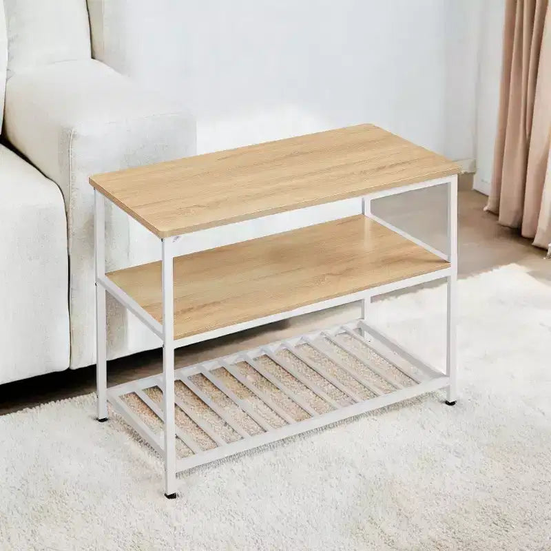 Isla de cocina con 3 estantes, mesa de isla, estante de cocina de 120 cm de ancho con encimera grande, estructura de acero estable, industrial, fácil de montar
