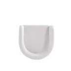 Silla de comedor moderna tapizada en piel sintética