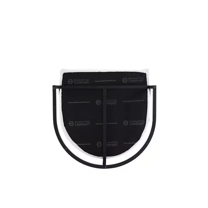 Silla de comedor moderna tapizada en piel sintética